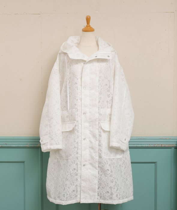 BONDING LACE HOODED PARKA<img class='new_mark_img2' src='https://img.shop-pro.jp/img/new/icons23.gif' style='border:none;display:inline;margin:0px;padding:0px;width:auto;' />