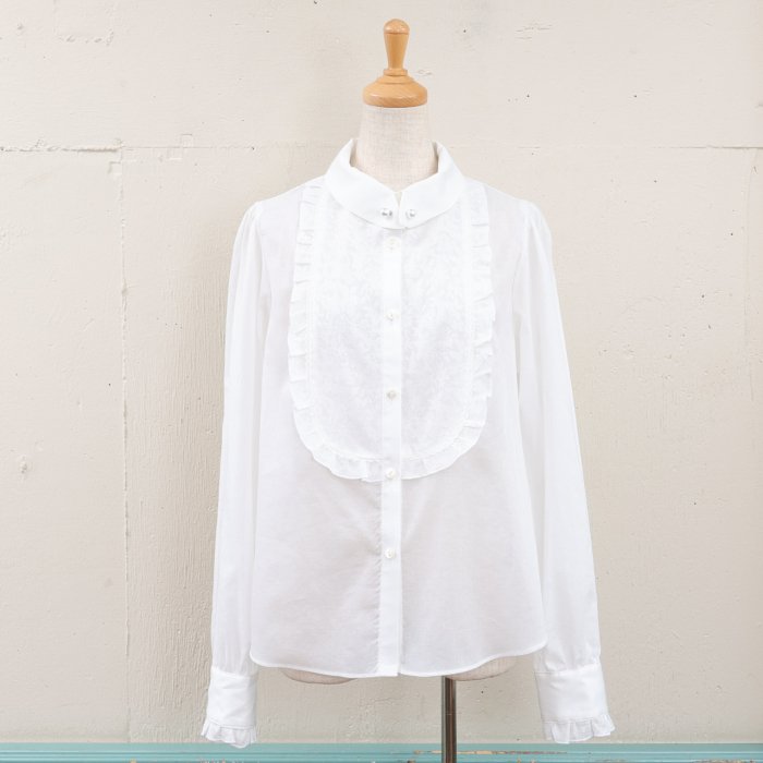 LACE DRESS BLOUSE wiht Pearl Pin<img class='new_mark_img2' src='https://img.shop-pro.jp/img/new/icons38.gif' style='border:none;display:inline;margin:0px;padding:0px;width:auto;' />