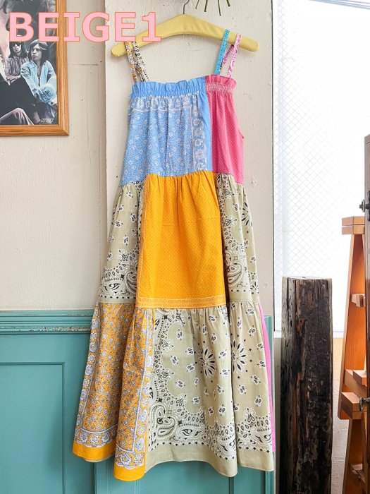 【SPECIAL VINTAGE,USED】TIERED CAMI DRESS<img class='new_mark_img2' src='https://img.shop-pro.jp/img/new/icons8.gif' style='border:none;display:inline;margin:0px;padding:0px;width:auto;' />