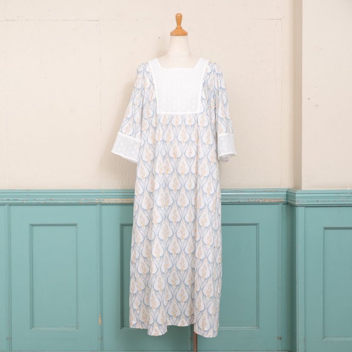 FLARE SLEEVE DRESS / LIBERTY -Bluebell-