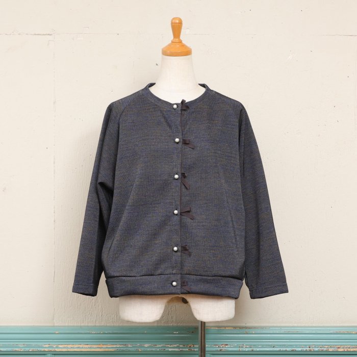 GLITTER JERSEY CARDIGAN JK with RibbonPearl1112ܤϤ<img class='new_mark_img2' src='https://img.shop-pro.jp/img/new/icons8.gif' style='border:none;display:inline;margin:0px;padding:0px;width:auto;' />