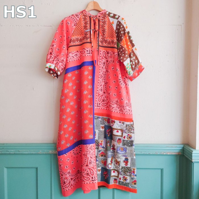 H.SUCKLE1ΤߡVINTAGE,USEDFRONT RIBBON LONG DRESS<img class='new_mark_img2' src='https://img.shop-pro.jp/img/new/icons8.gif' style='border:none;display:inline;margin:0px;padding:0px;width:auto;' />