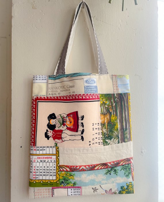 FABRIC CALENDAR PATCHWORK  bag(38cm33.5cm)