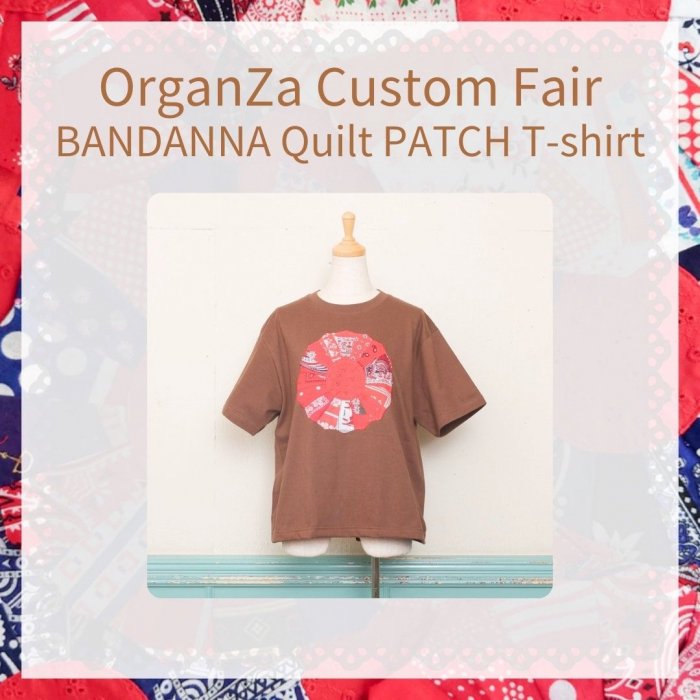 ͽʡBANDANNA Quilt PATCH T-shirt