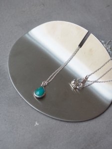 Turquoise Necklace/drop/silver