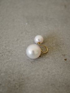 JULY/NINE en＋Collection アコヤパールアコヤパールイヤーカフ5.5mm/9mm