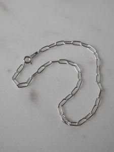 Lien  chain anklet/silver