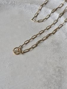 Lien Gold Chain Short Necklace/38cm