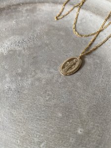 Medai(oval） Necklace/75cm