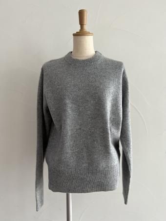 julynine ウールニット グレー 新品未使用 □ウール/カシミヤニット（ライトグレー） - JULYNINE