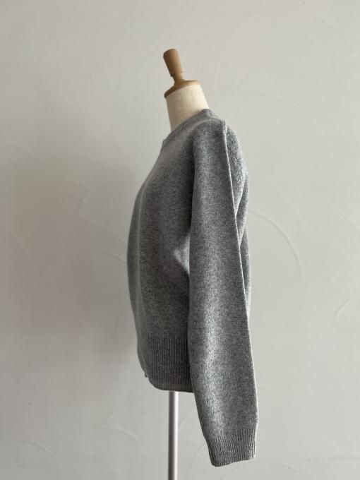 julynine ウールニット グレー 新品未使用 □ウール/カシミヤニット（ライトグレー） - JULYNINE