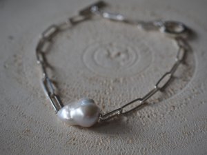 Oyster Silver Chain Necklace