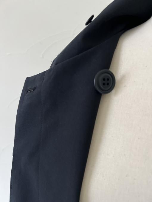 JULYNINE ジュライナイン スタンドカラーハーフコート ネイビー JULYNINE ジュライナイン スタンドカラーハーフコート ネイビー