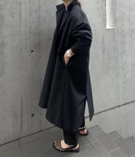 JULYNINE ジュライナイン スタンドカラーハーフコート ネイビー 未使用 ジュライナイン july nine スタンドカラーハーフコート