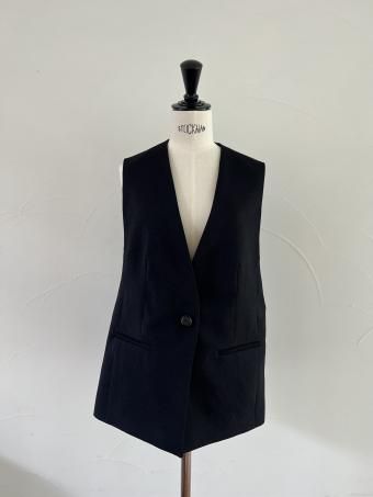 ▫️20.ノーカラーミドルジレ【即納】 - JULYNINE