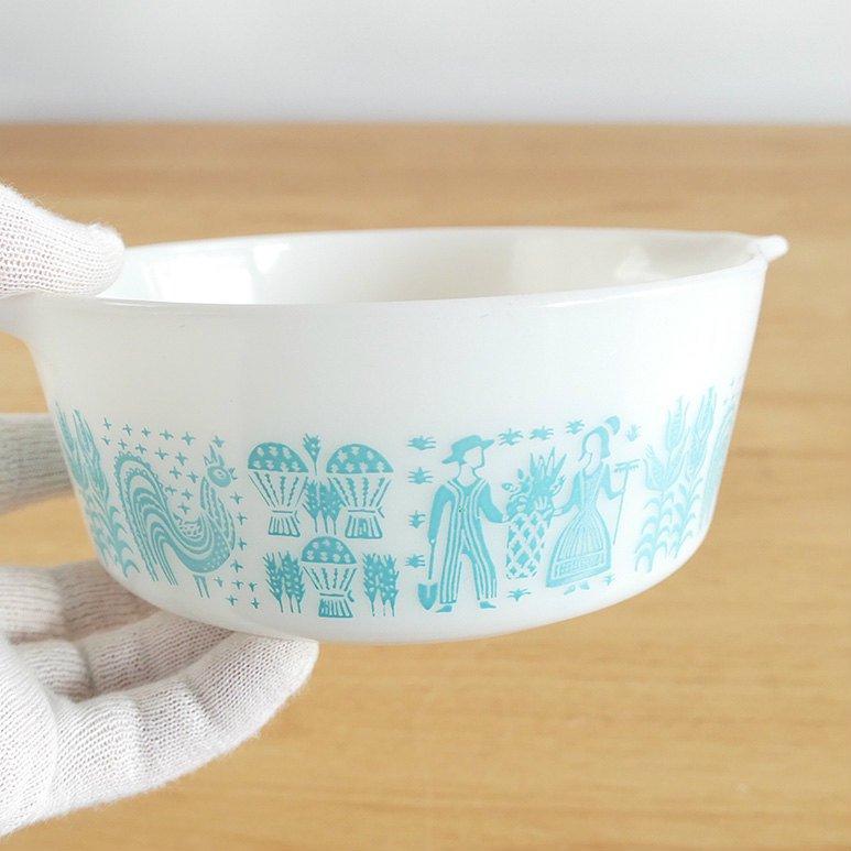 Old Pyrex Canada デルファイト フリッジディッシュ MS セット