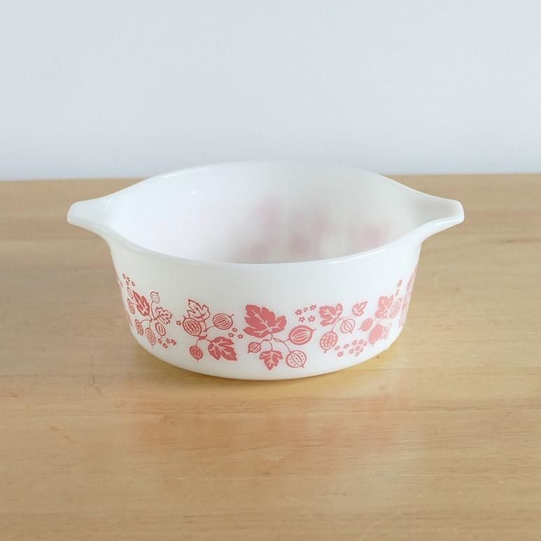 オールドパイレックス　ビンテージ PYREX 　ピンク　キャセロール