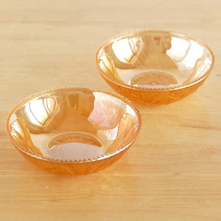 ファイヤーキング ピーチラスター パーティデザートボウル&プレート 4つ
