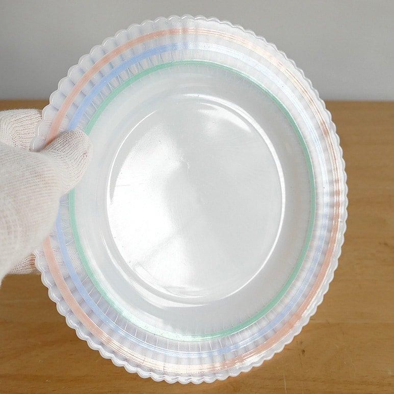 ☆4】マクベスエバンス パステルバンド ディナープレート モナックス b