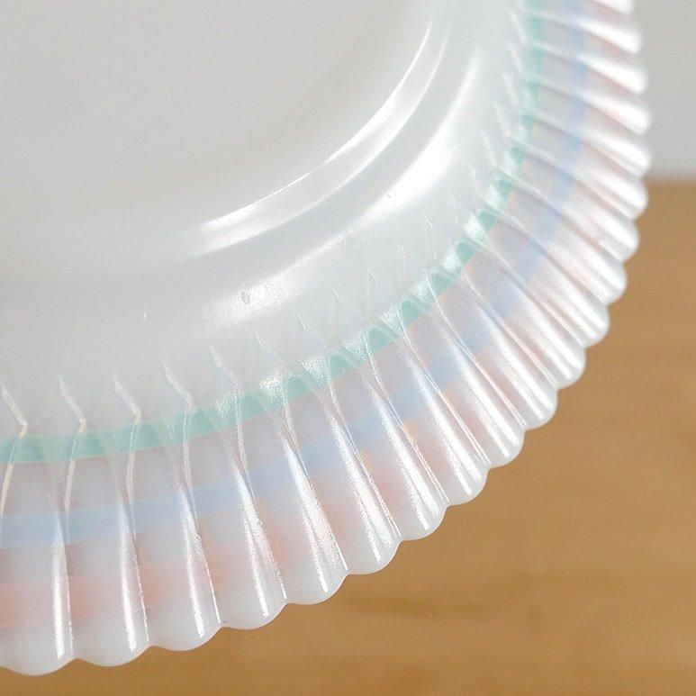 ☆4】マクベスエバンス パステルバンド ディナープレート モナックス b