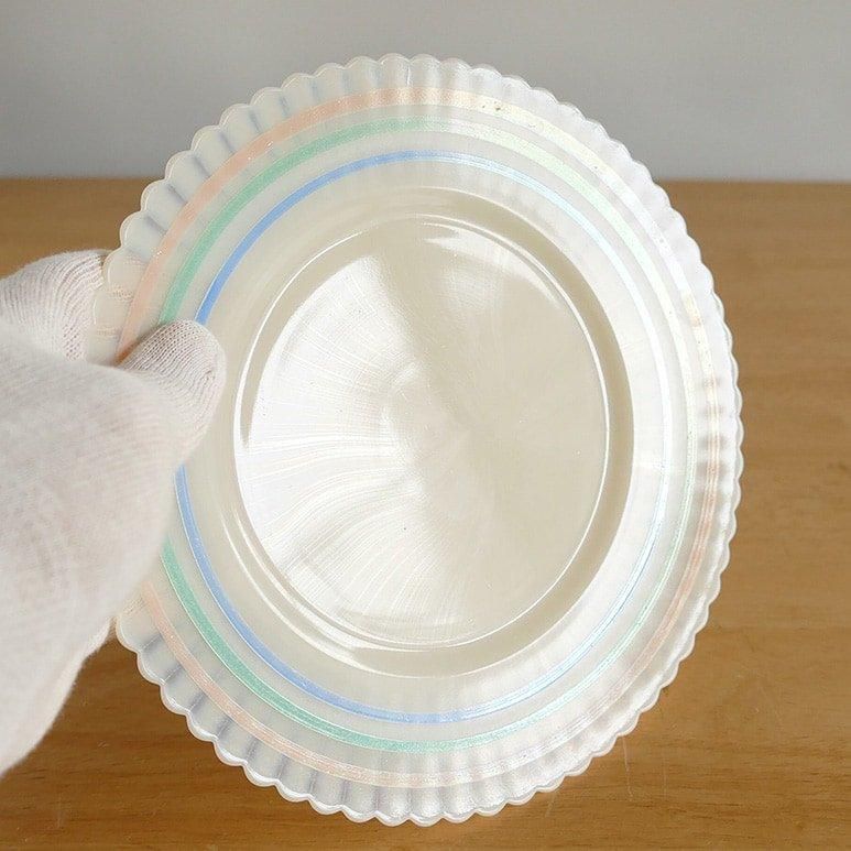 ☆4】マクベスエバンス パステルバンド サラダプレート クレマックス b