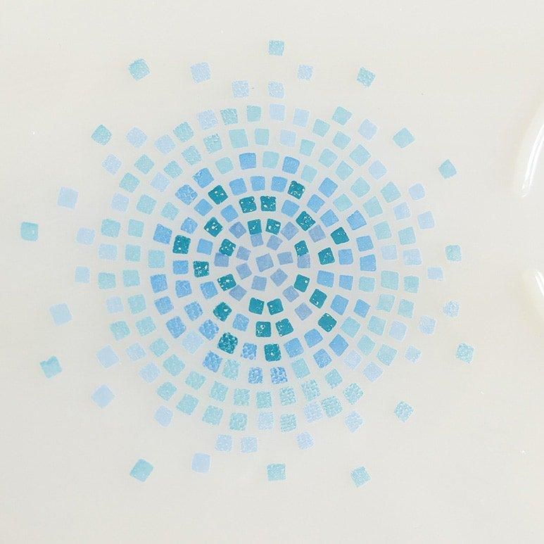 ☆4】ファイヤーキング ブルーモザイク スナックセット i