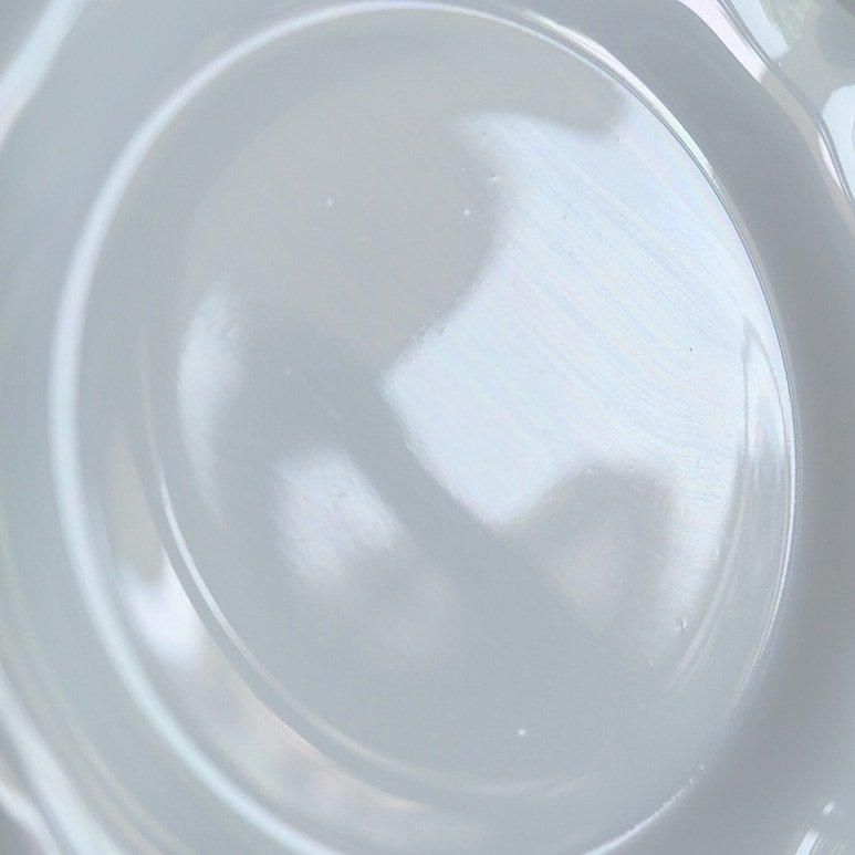 ☆4】ヘーゼルアトラス ホワイトリップル サラダプレート h