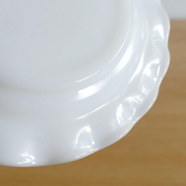 ☆4】ヘーゼルアトラス ホワイトリップル サラダプレート h