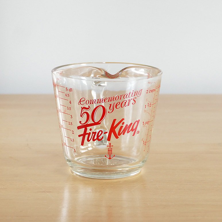 ☆4】ファイヤーキング メジャーカップ クリスタル 2CUP b - ファイヤーキング ＆ ヴィンテージ食器専門店 3DROPS | Fire-king  & American vintage glassware 3DROPS