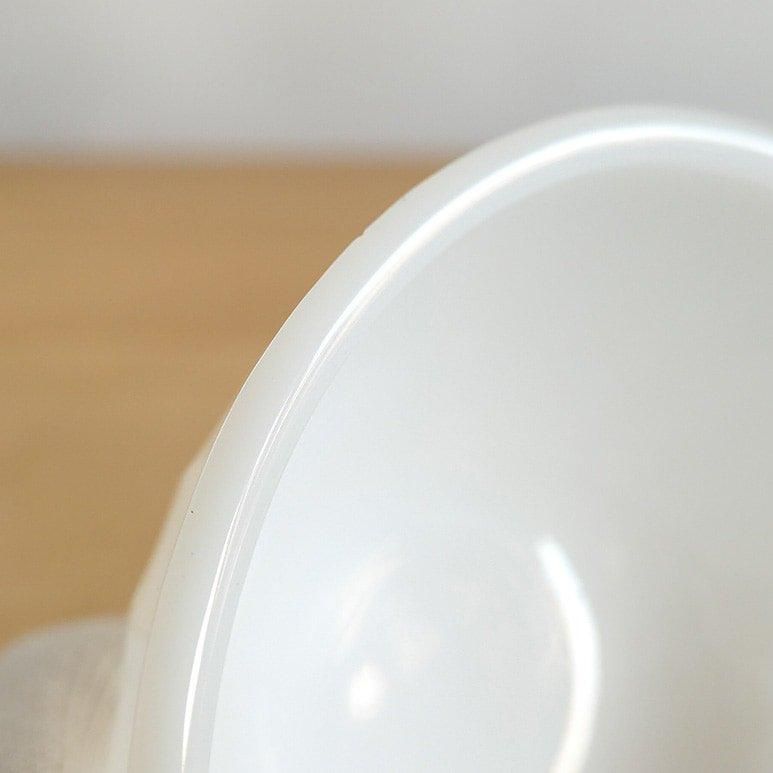 ☆3】ファイヤーキング ホワイト スワール ミキシングボウル 6インチ d