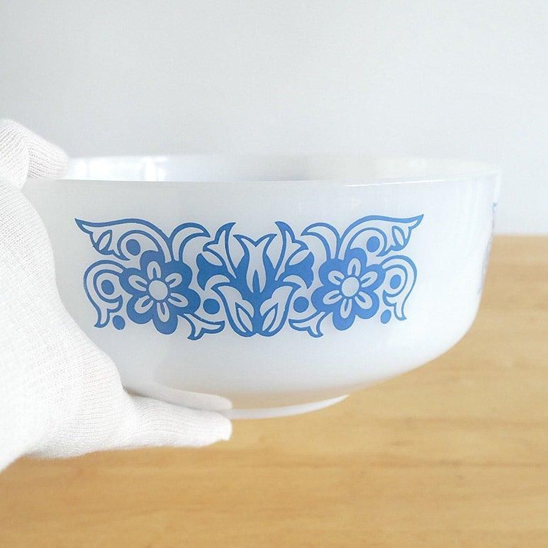 ☆4】フェデラル ミキシングボウル ブルーフローラル Lサイズ