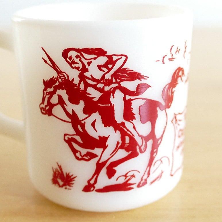 ☆4】ヘーゼルアトラス デイビークロケット 赤 - ヴィンテージ輸入食器