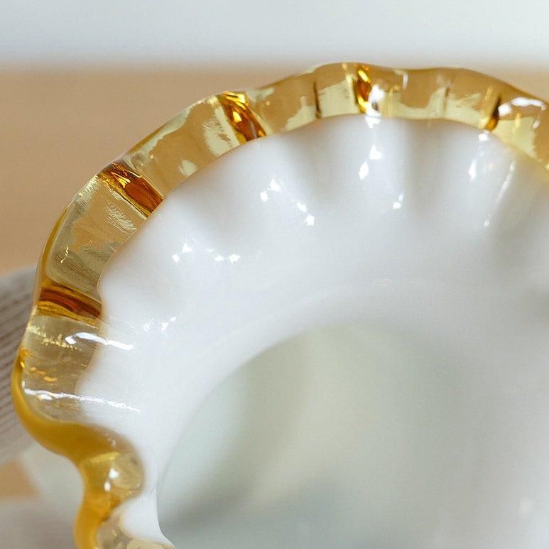 ☆4】フェントン ゴールドクレスト フラワーベース 4インチ