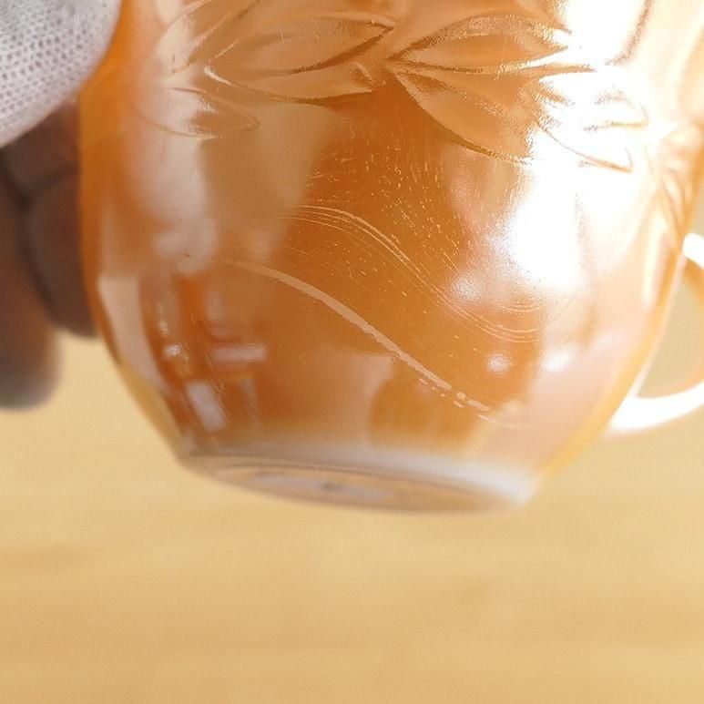 FireKing(ファイヤーキング)ピーチラスター46点セット！ヴィンテージ品 Fire-king キラキラ輝くピーチラスターのキンバリーマグ。 | マメチコ