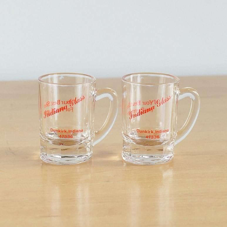 ☆4】インディアナグラス ショットグラス 2個セット