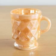 ファイヤーキング ピーチラスター パーティデザートボウル&プレート 4つ バブル ベリーボウル ピーチラスター 1941年頃～1960年代初頭