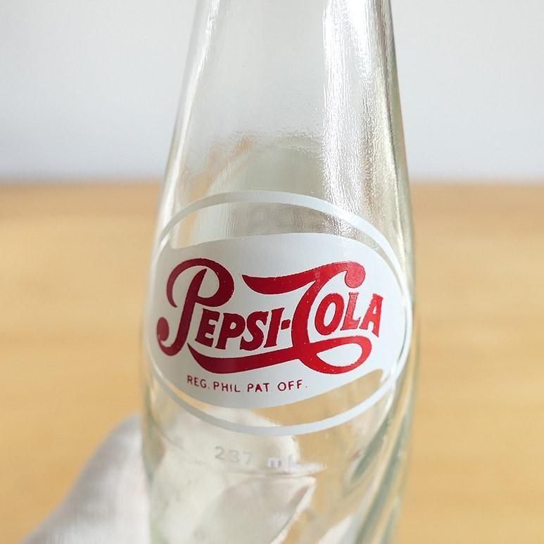 ☆3】ヴィンテージ ペプシコーラ瓶 237ml - ヴィンテージ輸入食器店 3DROPS