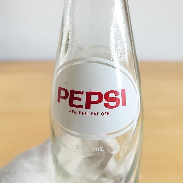 ペプシコーラ・フルボトル　瓶コレクション ☆3】ヴィンテージ ペプシコーラ瓶 237ml - ヴィンテージ輸入食器店 3DROPS