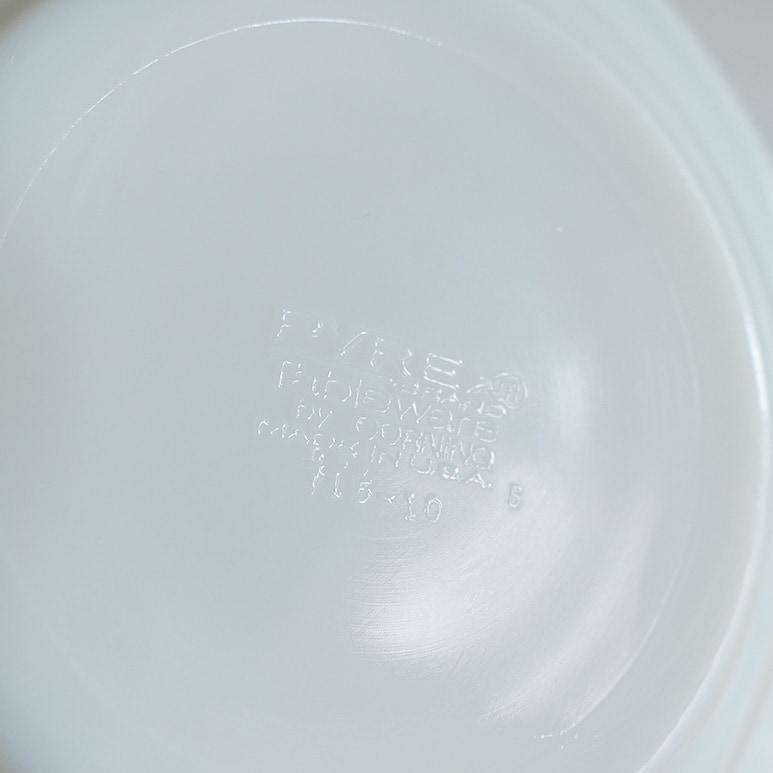 ☆4】オールドパイレックス スーププレート ブルーバンド