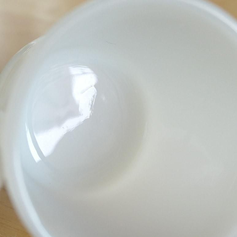 ファイヤーキング ホワイト Dハンドル 4個セット Fire-King Dハンドルマグ ホワイト&ローザイト – Fire-King