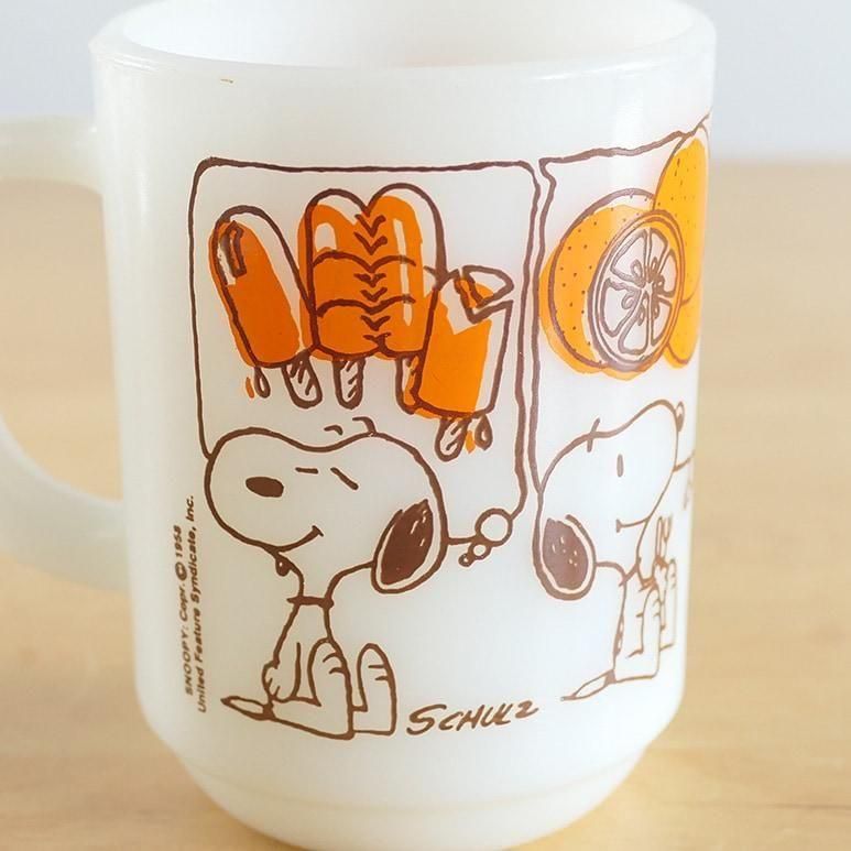 【激レア！】ファイヤーキング king マグカップ　スヌーピー　snoopy Fire-King スタッキングマグ Peanuts レッドバロン – Fire-King