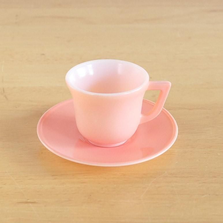 美品 グラス6個セット ヘーゼルアトラス ピンクドット グラス かわいい