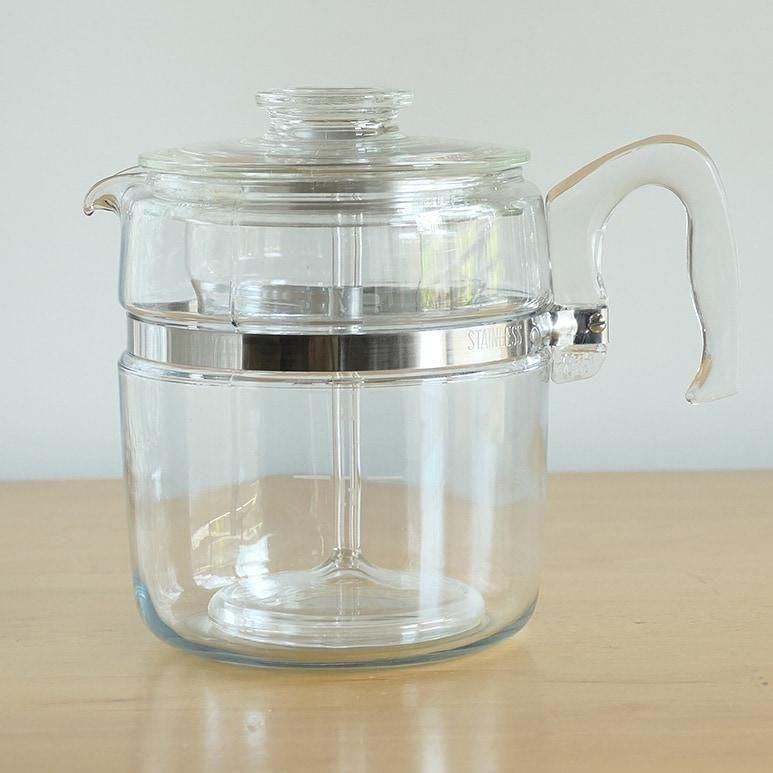オールドパイレックス　パーコレーター　9cups ☆4】オールドパイレックス パーコレーター 9CUP用 a