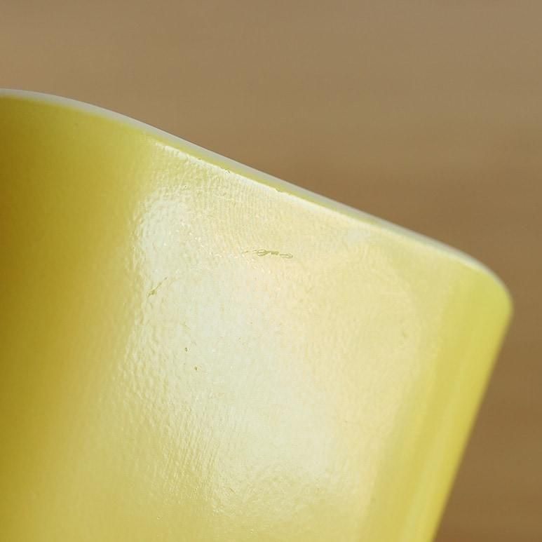 ☆4】オールドパイレックス レフ Sサイズ 黄 c