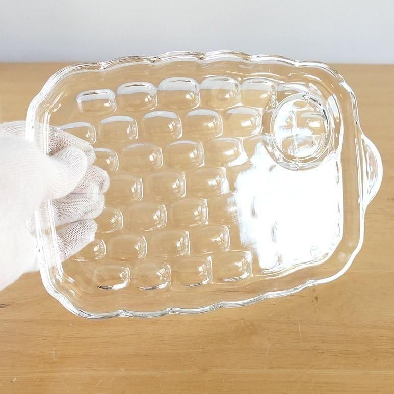 フェデラル社アメリカビンテージガラス製スナックプレート4セット ☆4】フェデラル ローズクレスト スナックセット b