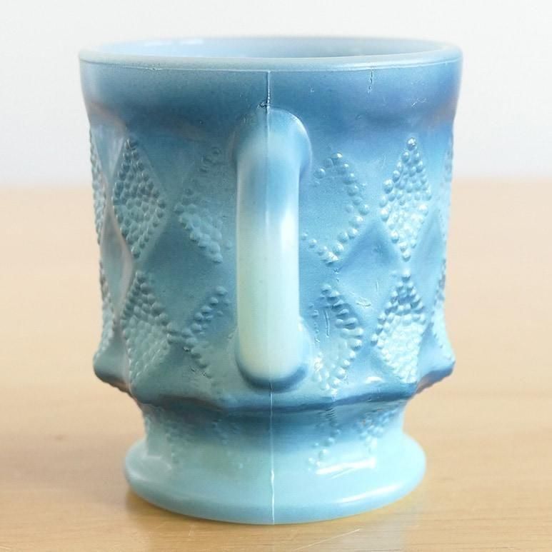 ☆4】ファイヤーキング キンバリーマグ 青 b - ヴィンテージ輸入食器店