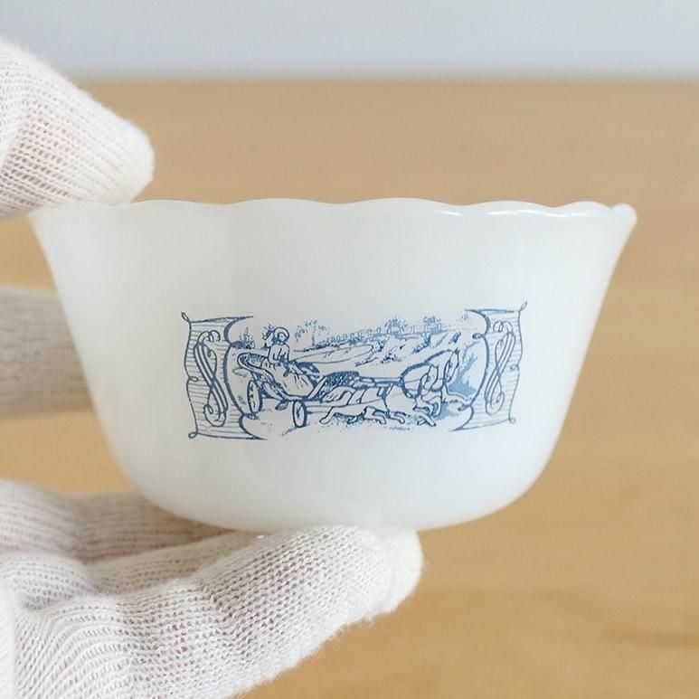 ファイヤーキング　カスタードカップ　ホワイト　2個 ファイヤーキング・ホワイトカスタードカップ・お得な2個セット【A