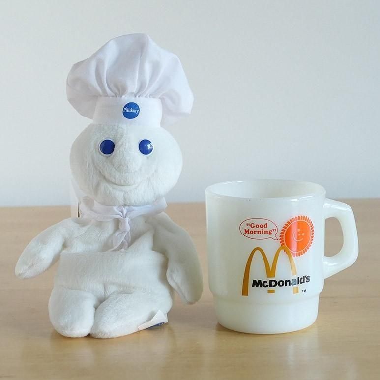 ☆4】Pillsbury ドゥボーイ ぬいぐるみ Mサイズ - ヴィンテージ輸入