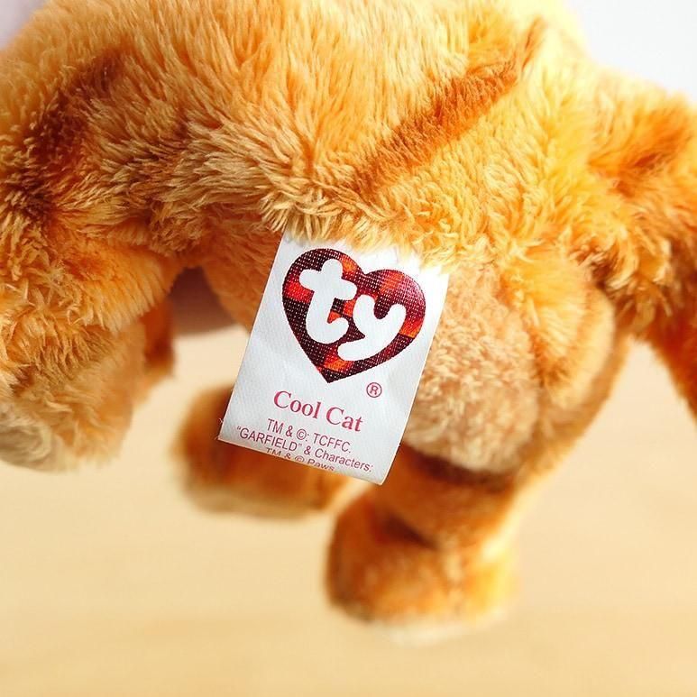 4056.ガーフィールド ぬいぐるみ ty Garfield/ガーフィールド・TY BEANIE BABIES/ビーニーベイビーズ