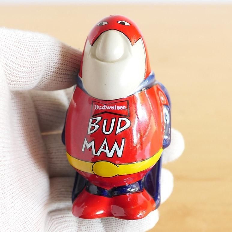 ☆4】バドワイザー Bud Man ソルト&ペッパーセット 陶器製